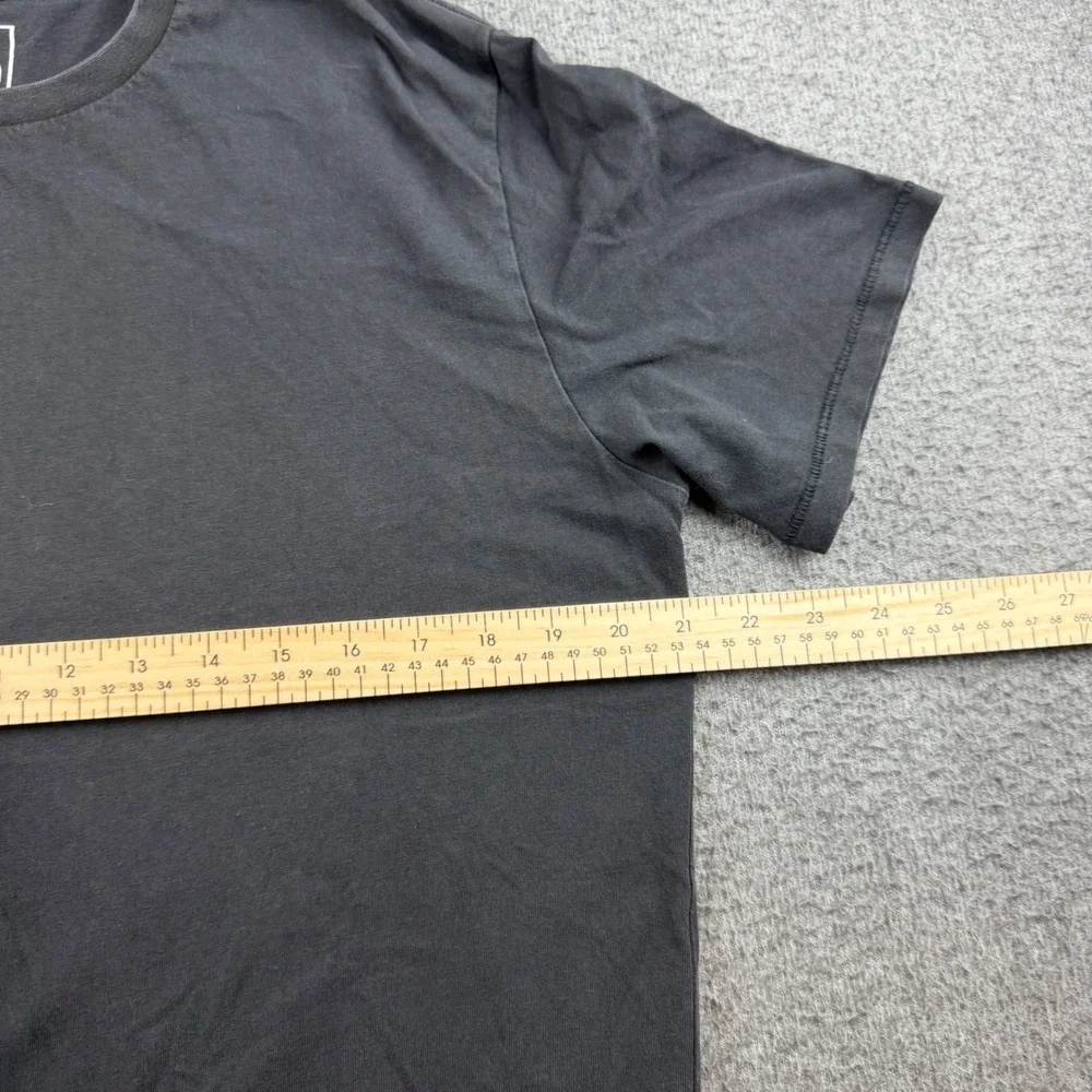 The North Face T-Shirt Men's Medium Black Cotton Lyocell Embroidered Logo Tee